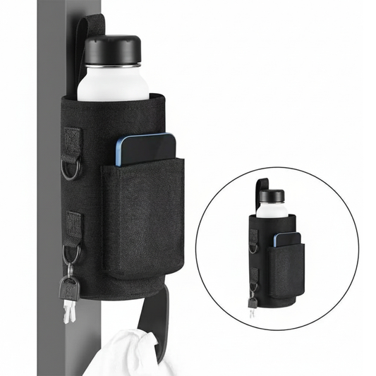 Die GIMORIA Magnetic Gym Bottle Bag mit Handtuchhalter ist deine smarte Lösung für Ordnung im Gym und im Alltag.