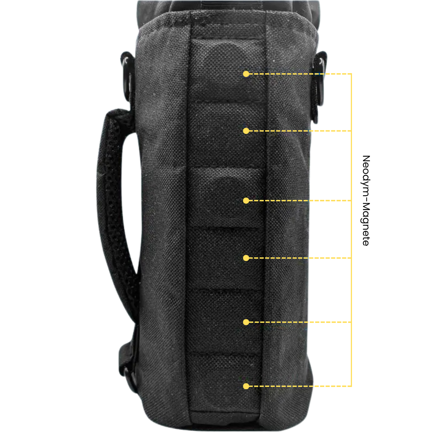 Die GIMORIA GRRIP Magnetic Gym Bag ist dein smarter Begleiter für Fitnessstudio, Home-Gym und unterwegs. Dank der magnetischen Rückseite lässt sich die Tasche an geeigneten Metallflächen befestigen. 