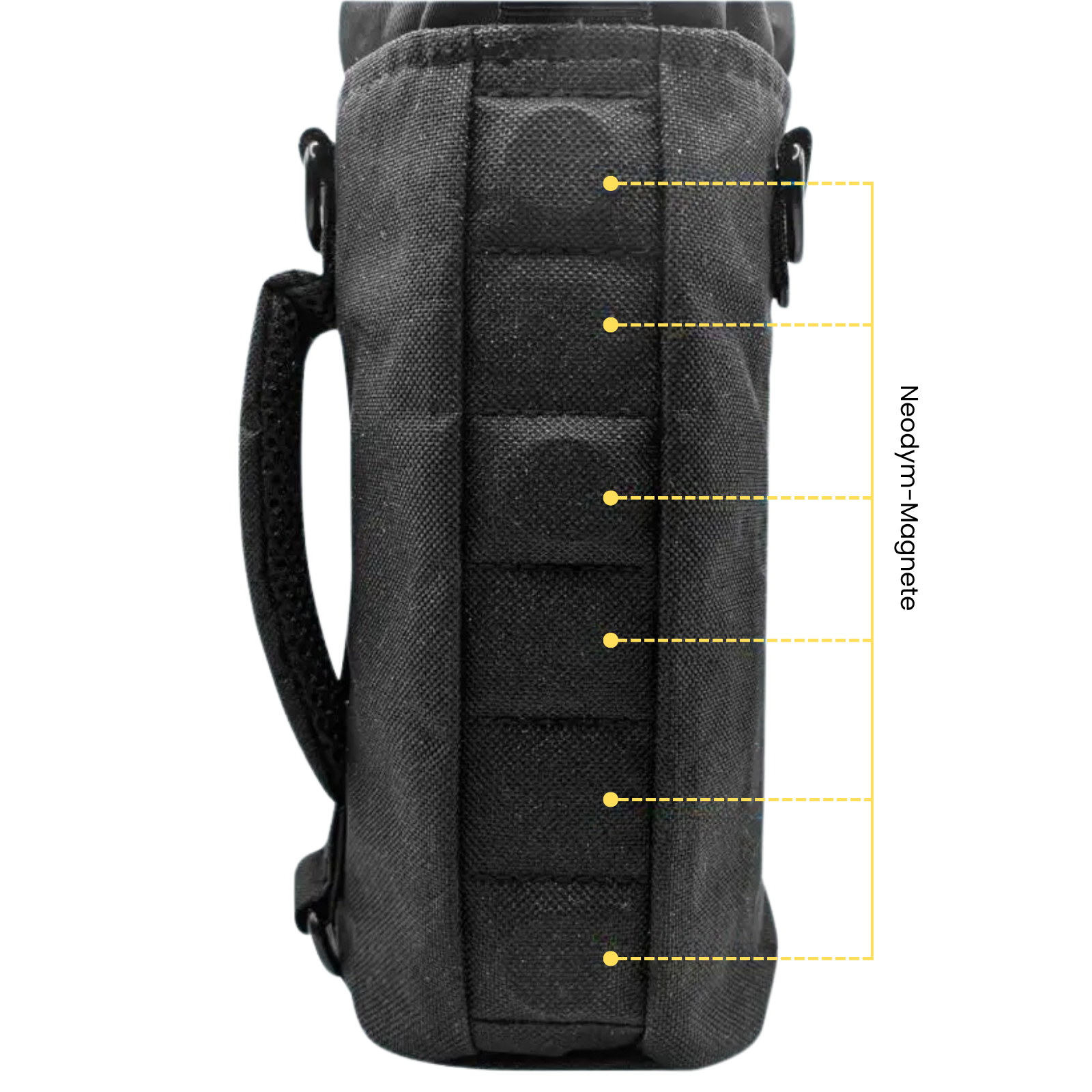 Die GIMORIA GRRIP Magnetic Gym Bag ist dein smarter Begleiter für Fitnessstudio, Home-Gym und unterwegs. Dank der magnetischen Rückseite lässt sich die Tasche an geeigneten Metallflächen befestigen. 