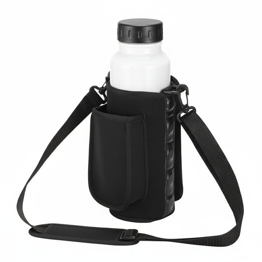 Die GIMORIA Magnetic Bottle Sleeve ist deine vielseitige Flaschentasche für Training, Alltag und Outdoor-Aktivitäten. Sie ist für 1Liter-Wasserflaschen konzipiert.